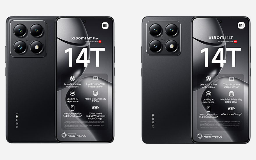 Découvrez toutes les caractéristiques et fonctionnalités du Xiaomi 14T et Xiaomi 14T Pro
