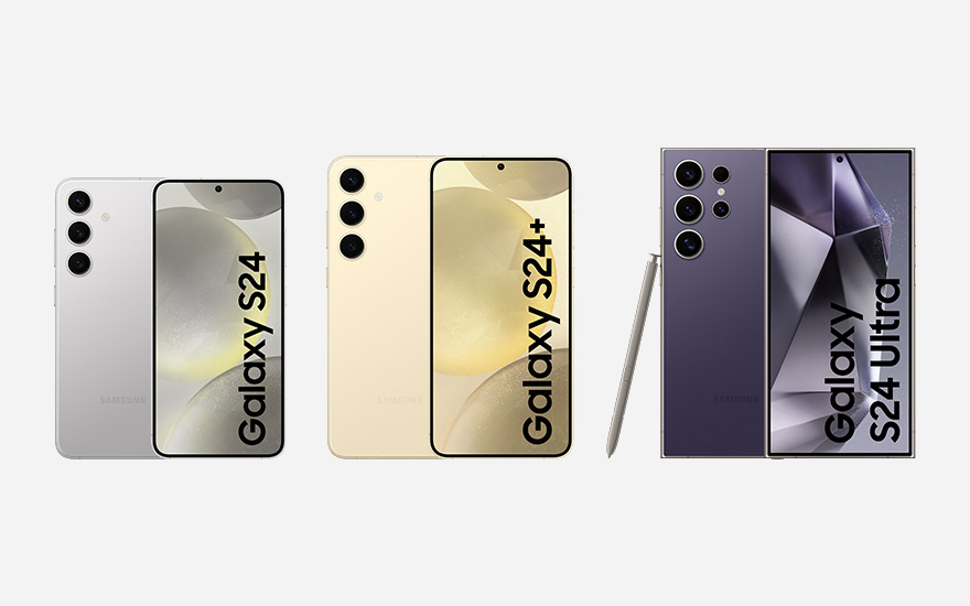 Découvrez notre review et toutes les caractéristiques de la gamme de Samsung Galaxy S24