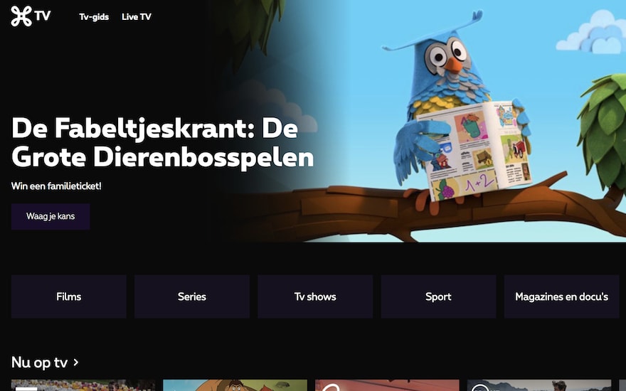 De website van Proximus Pickx, in een nieuw kleedje!