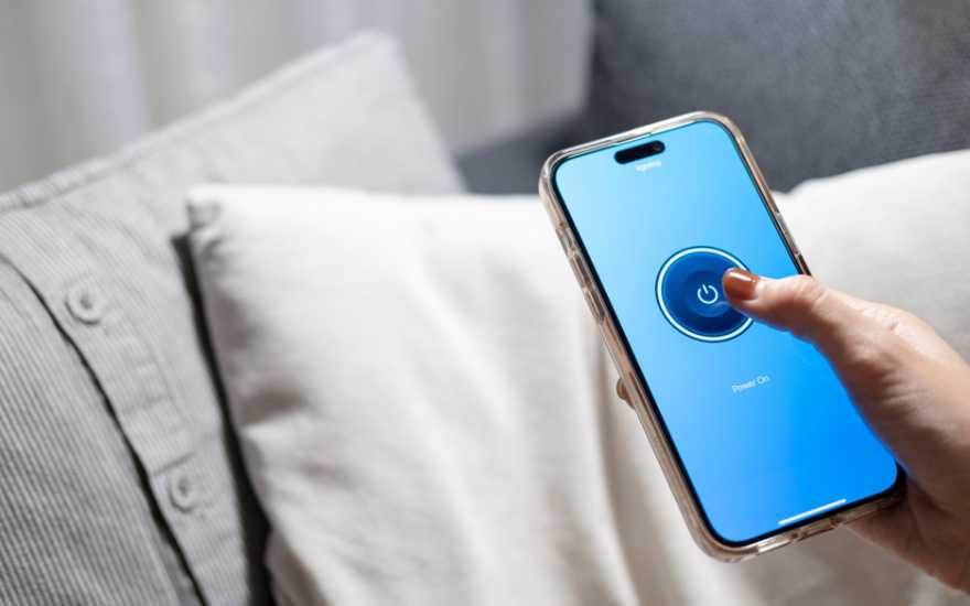 Hoe schakel ik mijn smartphone uit?